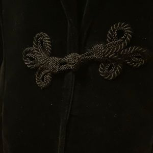 JS Collection velvet ankle length Jacket